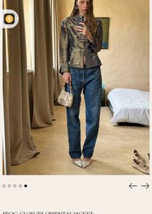 Imported Sage silk chinese o japanese jacket 🥀💅