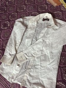 Classic White Long-Sleeve Shirt