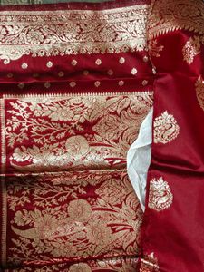 Elegant Red Banarasi Silk Saree