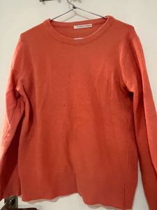 Imported Pullover In S/M SIZE Coral Color