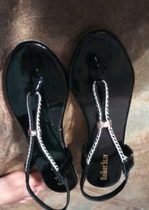 Stylish Black Sandals NEGOTIABLE