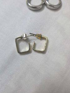Chunky Hoop Earrings set of 4