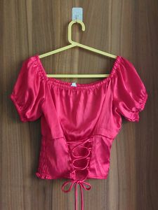 Satin Corset Top