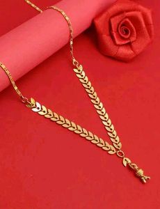2 Gold Plated Necklace Set With Pretty Earings