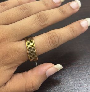 Gold Textured Ring