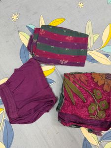 Ethnic Kurta Set with Palazzo and Dupatta