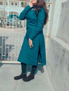 Women Dark Blue Kurta