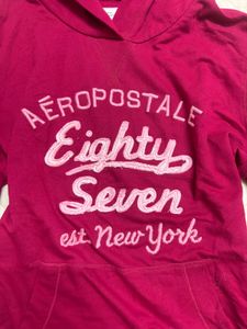 VINTAGE Aeropostale bright pink hoodie