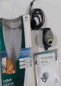 Vintage Logitech Webcam with CD