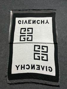 Givenchy Logo Scarf - Black &amp; White