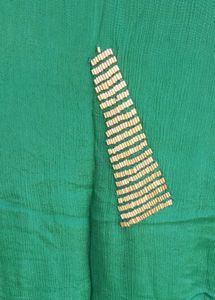 Elegant Green Kurta With Stone Work
