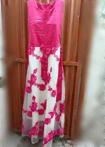 Ethnic Stylish Pink Gown 🩷