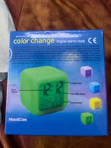 Color Changing Digital Alarm Clock - 1 Pc