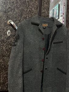 Stylish Men's Grey Striped Blazer
