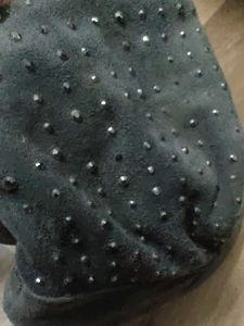 Gray Studded Boots