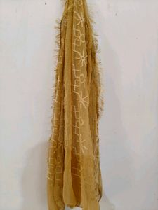 Embroidered Net Dupatta