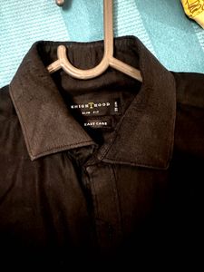 Classic Black Long Sleeve Men's Shirt