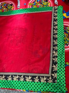 Red Designer Saree