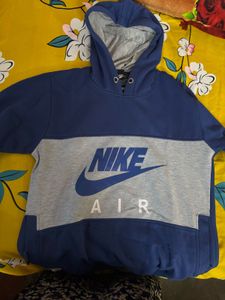 Air Blue &amp; Grey Hoodie