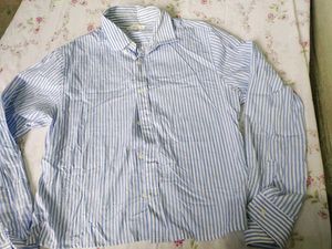 women Striped Button-Up Shirt