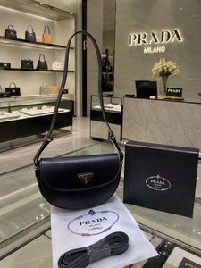 Prada Black Leather Shoulder Bag