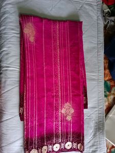 New Purple Colour double Shade Saree