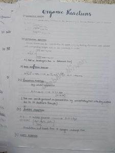 Organic Chemistry Short Notes - CBSE Class XII