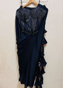 Stunning Corset Blouse &amp; Drape Saree
