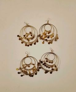 Boho Chandelier Hoop Earrings