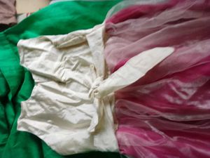 Pink &amp; White Party Dress