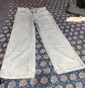Light Wash Wide Leg Jeans