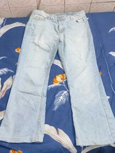 Light Wash Flare Jeans