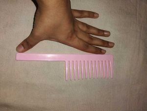 Pink Wide Tooth Comb