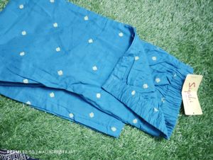 Stylish Blue Palazzos with Print