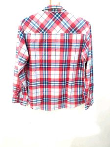 boy's Plaid Button-Up Shirt