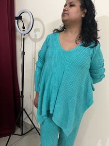 Stylish Turquoise Co-ord Set