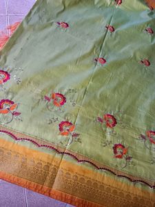 Fancy Green Saree