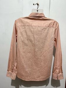 Classic Peach Button-Up Shirt