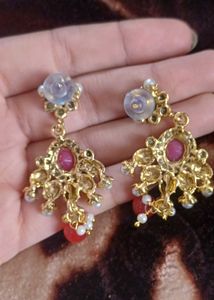 Indian Bridal rani Necklace &amp; Earrings Set