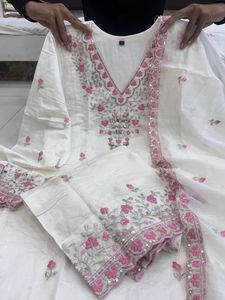 SPECIAL WHITE BULBUL SUIT SET ❣