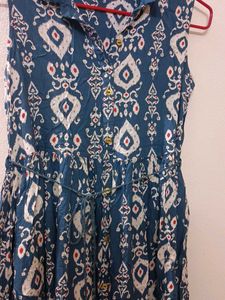 Boho Print Sleeveless Dress