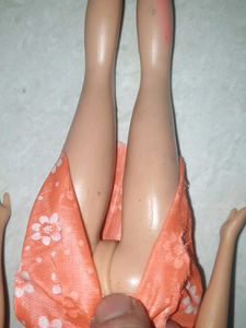 Retro Barbie Doll with Summer Dress