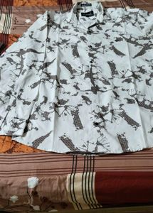 Men's Printed Shirt and Trousers Set