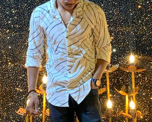 Striped Button-Down Shirt