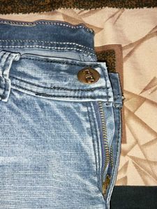 Men's Washed Denim Jeans