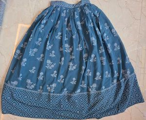 Beautiful Teal Blue Lehenga Choli Set