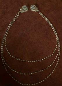 Pearl Sari Pin Chains