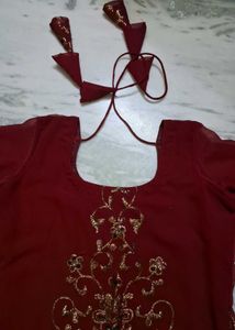 Maroon Kurti