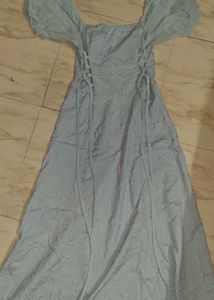 Savana lace up a line dress