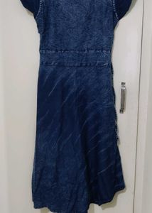 Blue Denim Effect Kurti